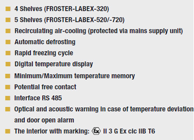 FROSTER-LABEX-320/-520/-720